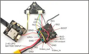 Flight controller connection diagram