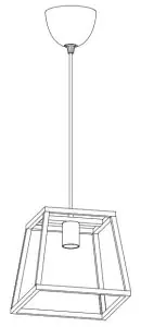 IKEA 105.084.99 FELSISK Pendant Lamp-