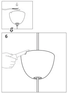 IKEA 105.084.99 FELSISK Pendant Lamp-6 A