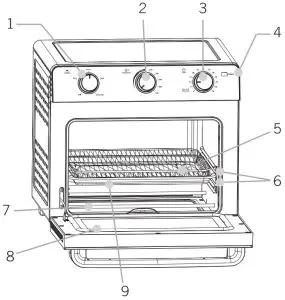 Sunbeam BT7200 Multi Function Oven + Air Fryer Countertop Oven - Countertop Oven