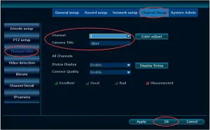 IPNVRBAT - Name cameras