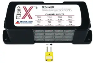MADGETECH TCTEMPX Series 16 Channel Thermocouple Temperature Data Logger -Wiring Options