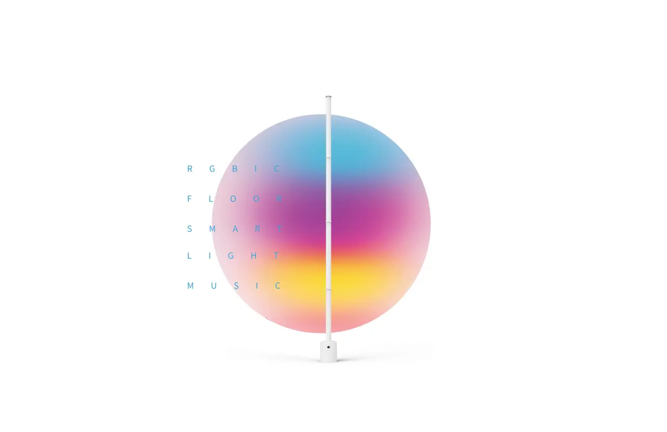 Elaqda B09hz2qj63 Smart Corner Flood Lamp 16 Million Colors Changing User Guide