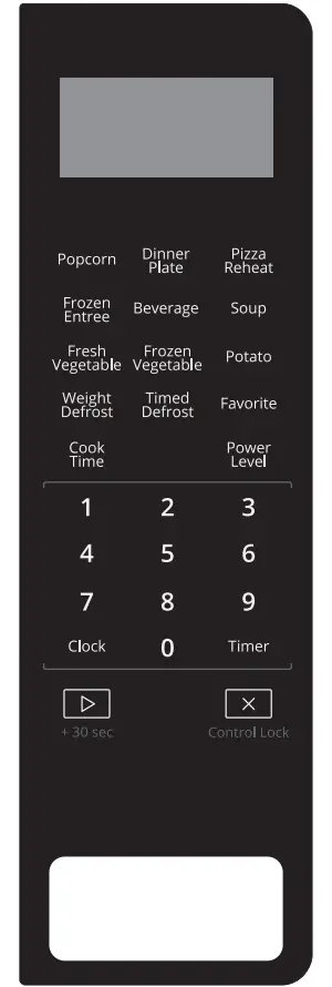MICROWAVE OVEN CONTROL