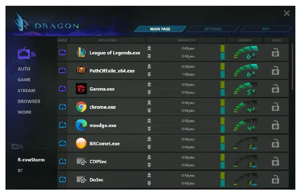 Realtek Dragon Intelligent Bandwidth Control Software-21