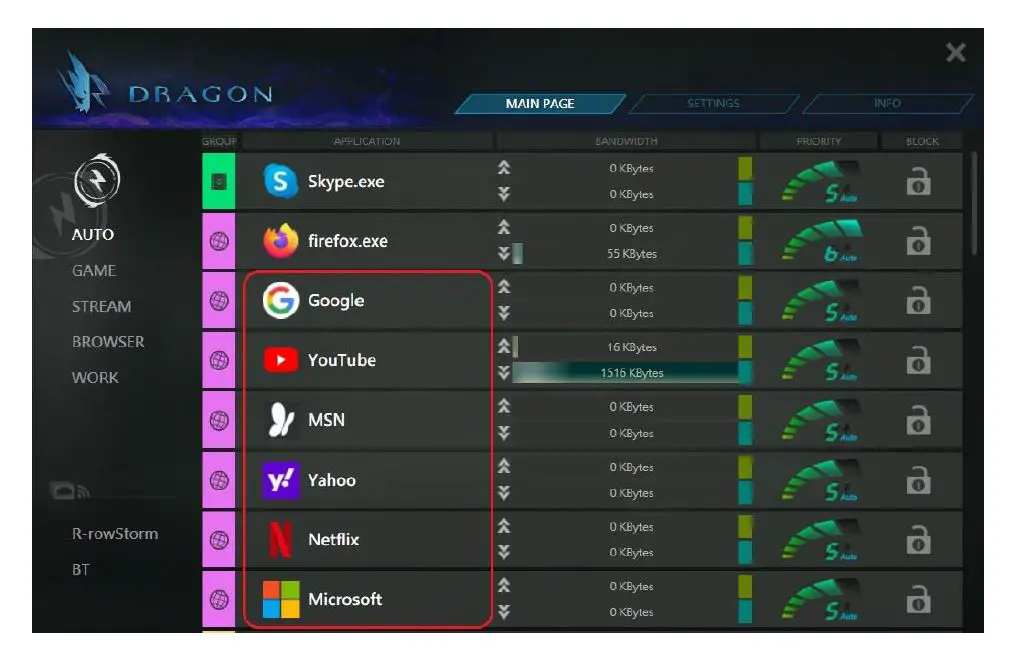 Realtek Dragon Intelligent Bandwidth Control Software-23