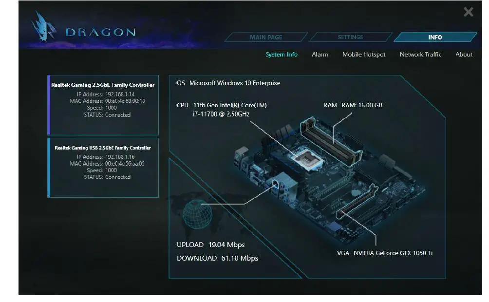 Realtek Dragon Intelligent Bandwidth Control Software-24