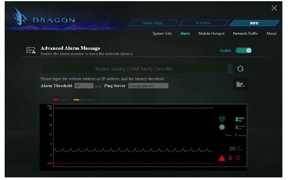 Realtek Dragon Intelligent Bandwidth Control Software-26
