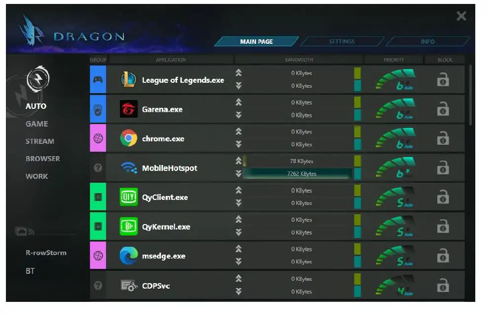 Realtek Dragon Intelligent Bandwidth Control Software-30