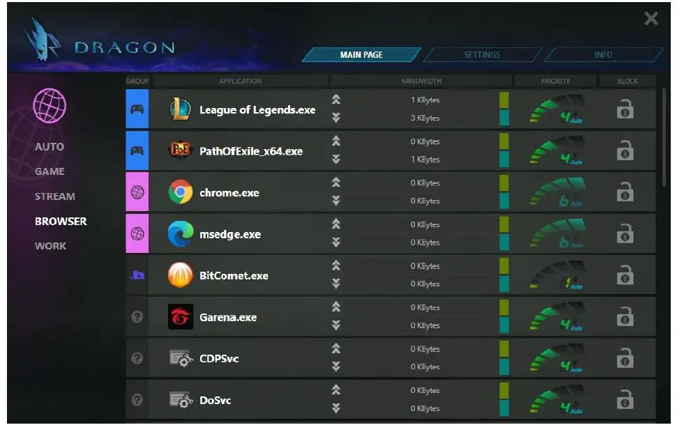 Realtek Dragon Intelligent Bandwidth Control Software-6