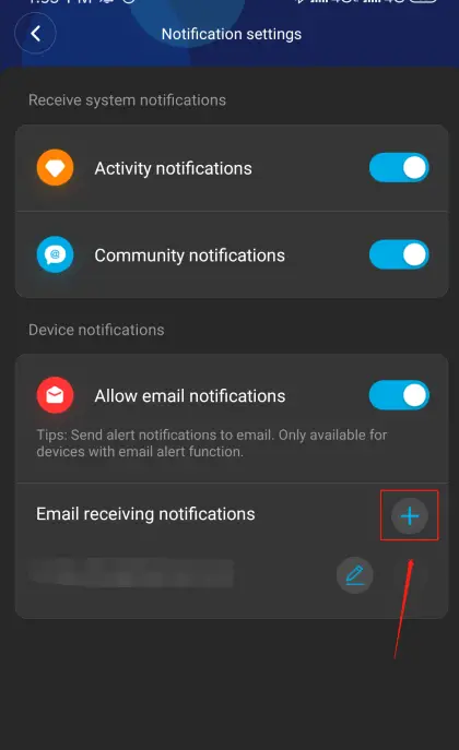 push notification