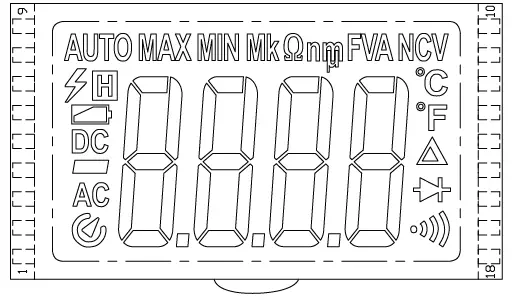 NAVAC NMC1 Digital Electrical Clamp Meter FIG 2