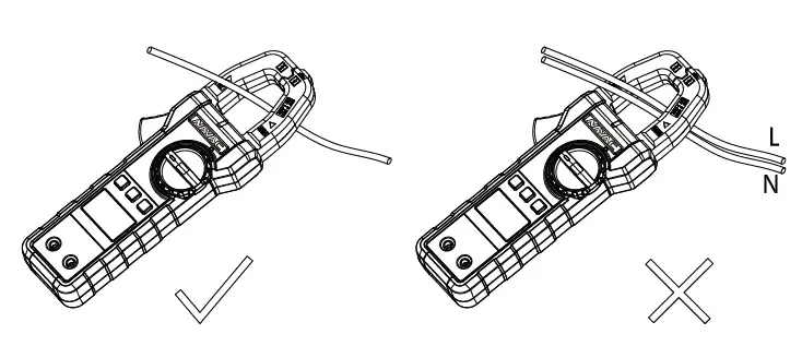 NAVAC NMC1 Digital Electrical Clamp Meter FIG 4