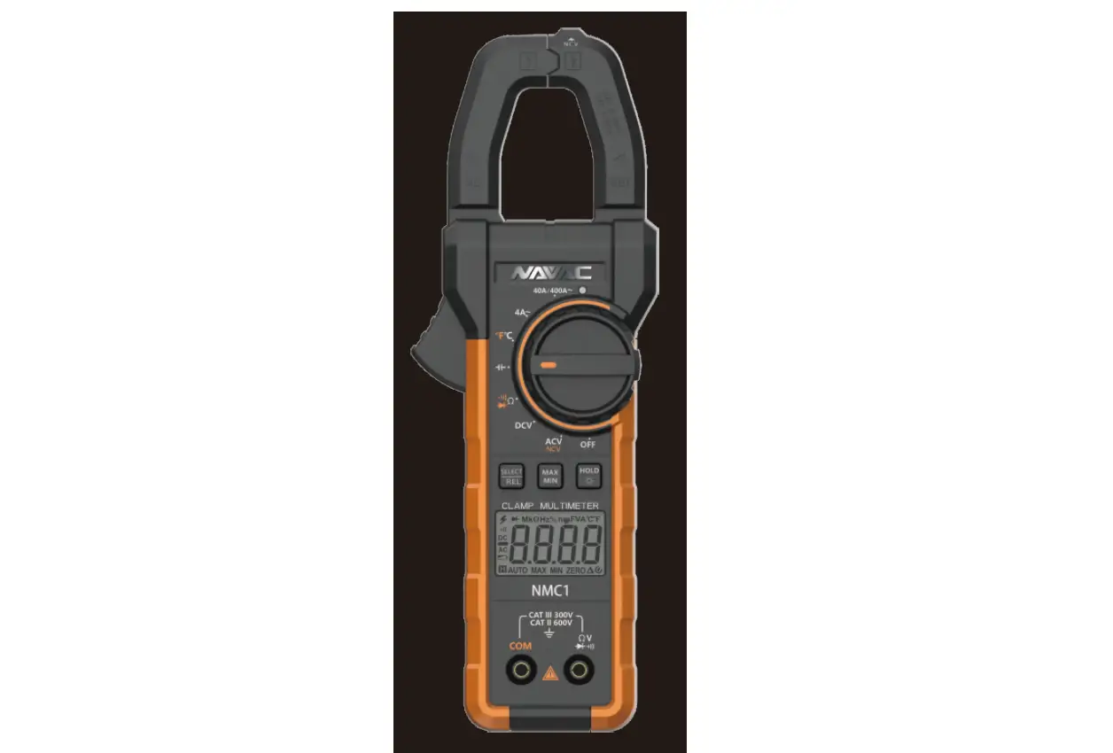 Navac Nmc1 Digital Electrical Clamp Meter User Manual