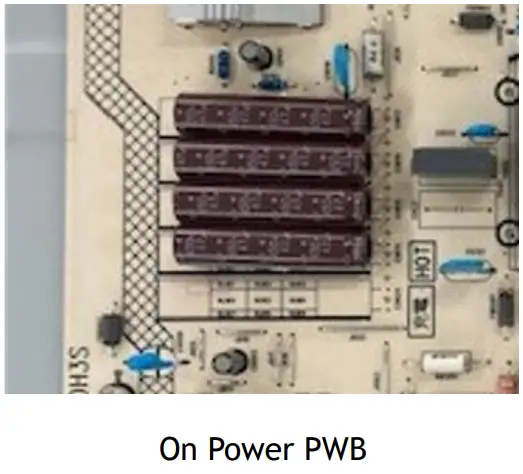 SHARP PN HY501 LCD Monitor-Capacitors