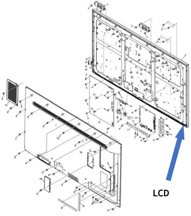 SHARP PN HY501 LCD Monitor-LCD Module
