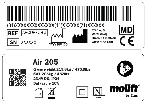 etac BM16101 Molift Air fig-2