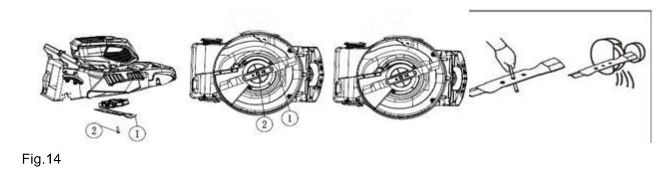 COBRA RM43SP80V Lawn Mower - Fig.14