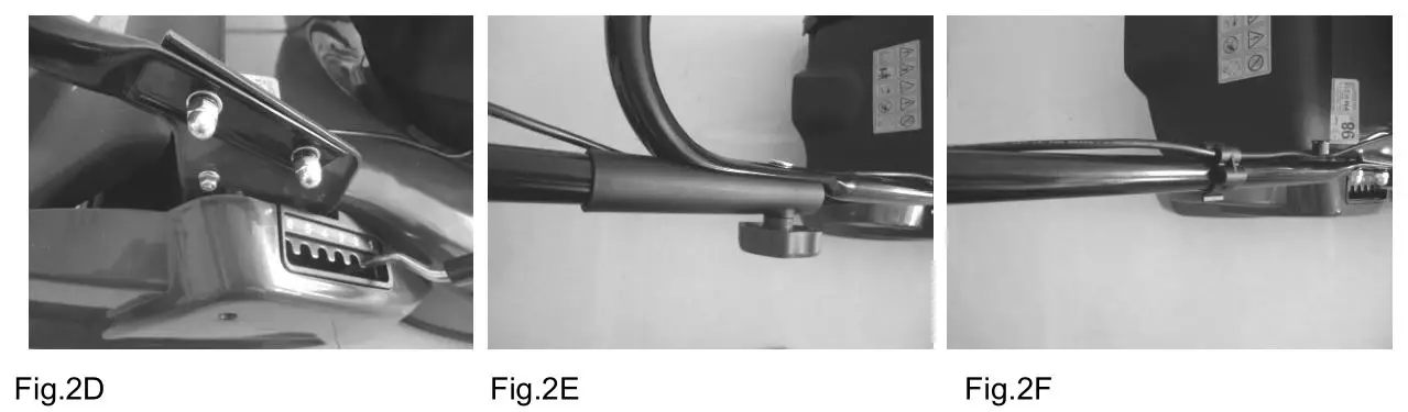 COBRA RM43SP80V Lawn Mower - Fig.2D, Fig.2E, Fig.2F