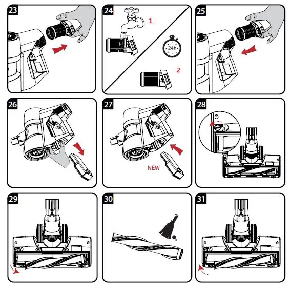 beko VRT 82821 BV Cordless Stick Vacuum Cleaner fig4
