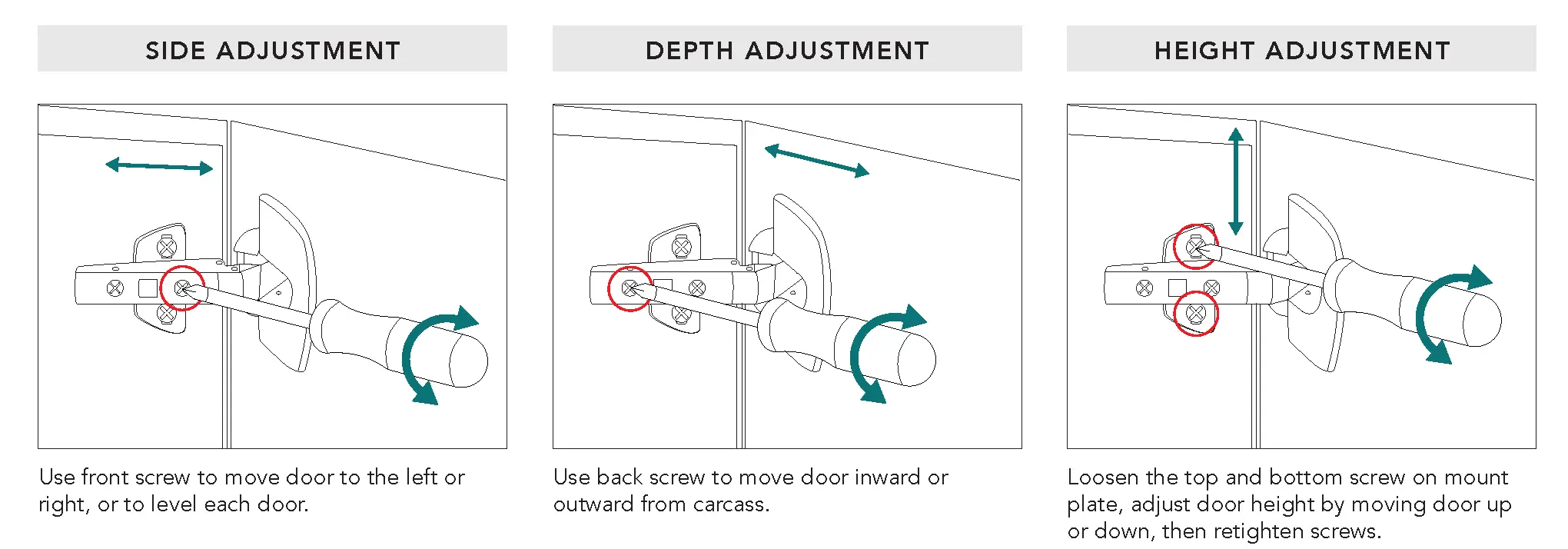 DOOR HINGE ALIGNMENT