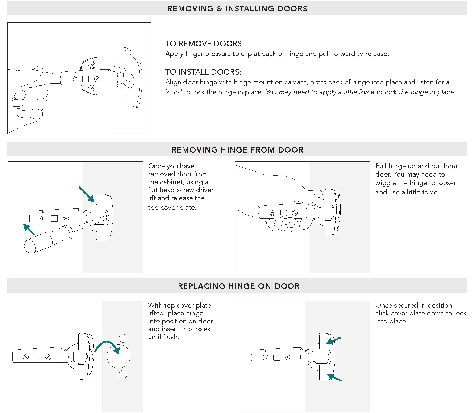 DOOR HINGE INSTALLATION
