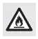 Fire risk symbol