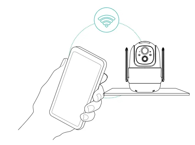 sv3c CQ1-CG522 Wireless Battery Camera Instruction Manual - Add the device