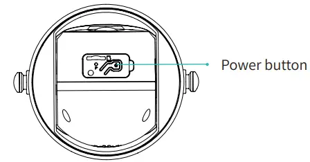 sv3c CQ1-CG522 Wireless Battery Camera Instruction Manual - After pressing the camera switch for 3 seconds