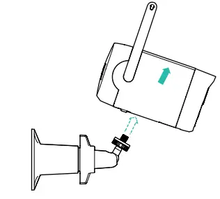 sv3c CQ1-CG522 Wireless Battery Camera Instruction Manual - Fix the camera