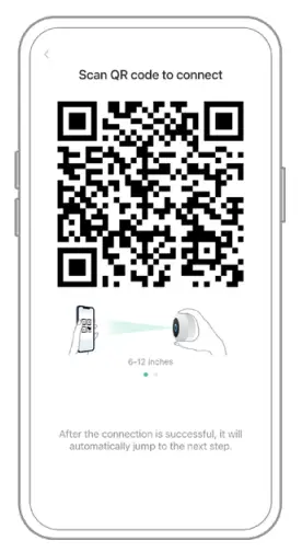 sv3c CQ1-CG522 Wireless Battery Camera Instruction Manual - Scan QR code to connect