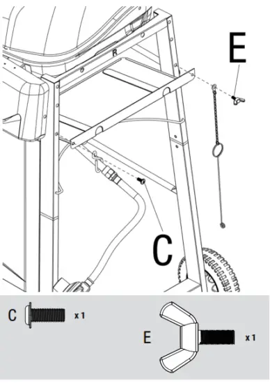BlueRhino WM16 GBC1408WDC Outdoor LP Gas Barbecue Grill - Shield