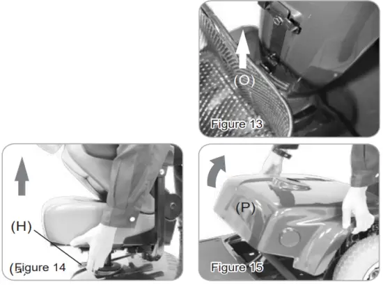 aspire HS559 MIDI Mobility Scooter - Batteries