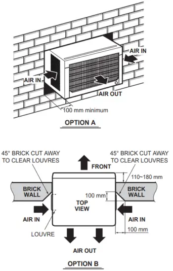 LG W121CE SL0 Window Air Conditioner - Fig 10