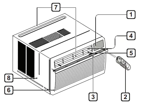 LG W121CE SL0 Window Air Conditioner - PRODUCT OVERVIEW