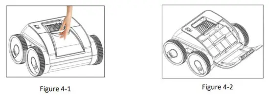 winny Pool Cleaner HJ3172P RoadRunner Plus Robotic Pool Cleaner - Filter cleaning