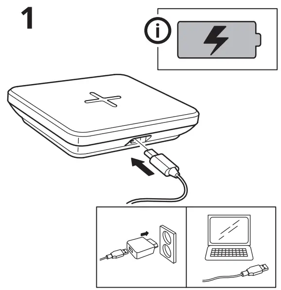 IKEA E2008 NORDMÄRKE Portable Wireless Charger - fig 1