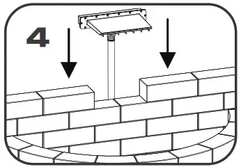 TotalPond 52549 Water Cascade WITH White LED Lights - For installation in a block wall 4