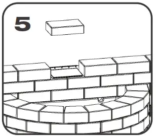 TotalPond 52549 Water Cascade WITH White LED Lights - For installation in a block wall 5