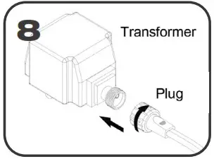 TotalPond 52549 Water Cascade WITH White LED Lights - For installation in a block wall 8