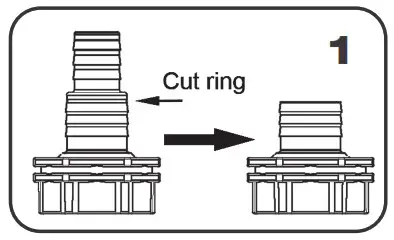 TotalPond 52549 Water Cascade WITH White LED Lights - OPERATION INSTRUCTIONS 1