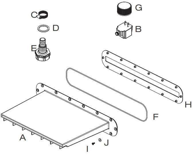 TotalPond 52549 Water Cascade WITH White LED Lights - REPLACEMENT PARTS