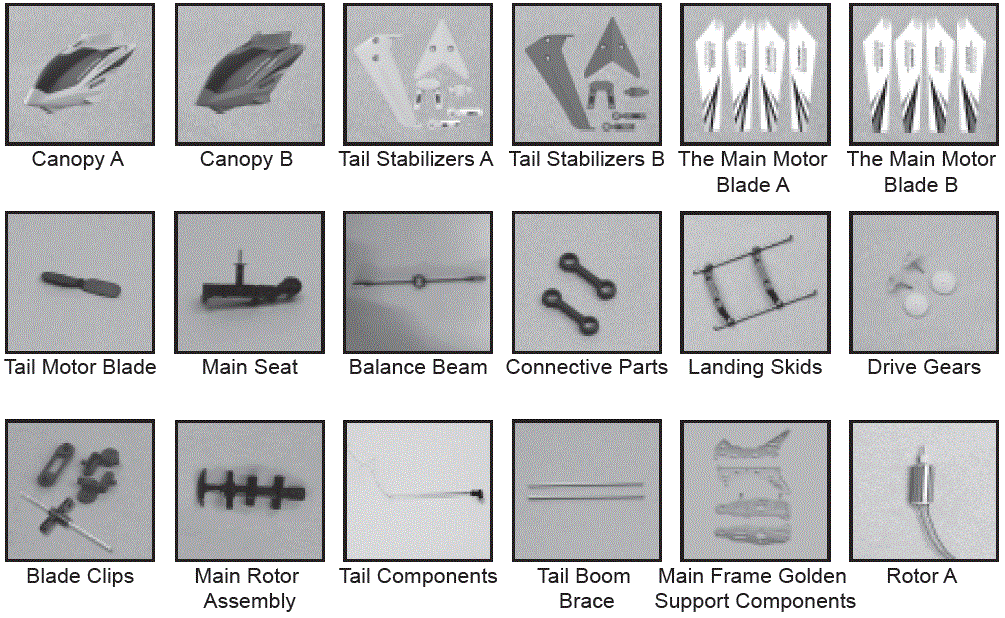SYMA S107H Wind Hawk Remote Control Helicopter FIG 12