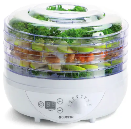 CHAMPION CHSFT210 Mushroom and Fruit Dryer w Temperature Setting