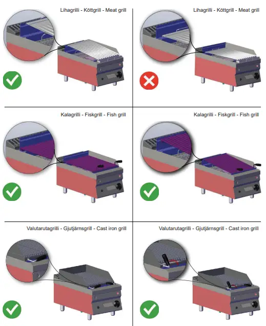 GRILLS ASSEMBLING WARNINGS