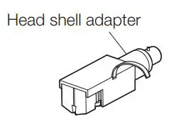 DENON DL-A110 Phono Cartridge Owner’s Manual - Head Sheel adapter