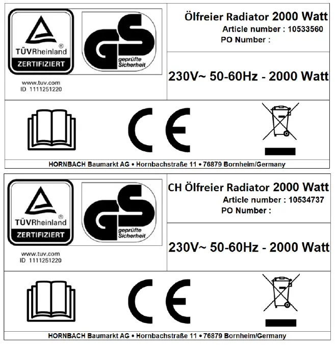 HORNBACH-Oil-free-Radiator-2000-Watt-fig-1