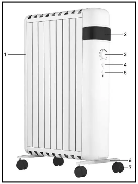 HORNBACH-Oil-free-Radiator-2000-Watt-fig-2