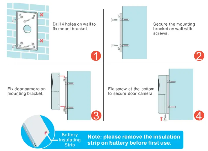 Ace bell ML-00Ace bell ML-001 Battery Powered Smart Video Doorbell - fig 111 Battery Powered Smart Video Doorbell - fig 10