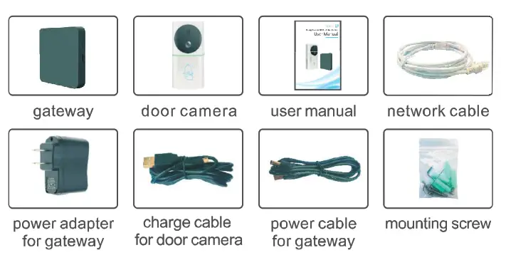Ace bell ML-001 Battery Powered Smart Video Doorbell - fig 2
